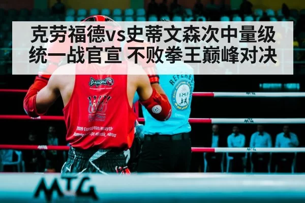 克劳福德vs史蒂文森次中量级统一战官宣 不败拳王巅峰对决